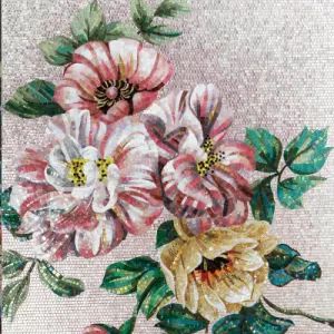 Artistic Pattern Mural Glass Mosaic Wall Art Patterns Origin China Thickness 4mm Trademark Tianyuan Delivery 10~25 Days Service Effect CAD Drawing - Quanzhou Tianyuan Stone Co., Ltd. - China