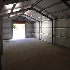 Easy Assembly Prefabricated Steel Portal Frame Warehouse Construction Garage - Qingdao Jinggang Building Co., Ltd. - China