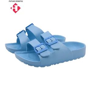 Stylish Summer Flip Flops for Women and Couples Sandals Color Blue Origin China Material EVA Customized Yes Trademark - Fujian Putian Hongtai Imp & Exp Co., Ltd. - China