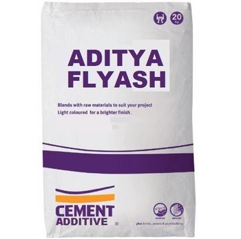 Fly Ash 10 Kg State Powdered Package Size 10 Kg Brand Aditya Flyash Packaging Size 10 kg Packaging Type Packet Grade C,F & Bottom - Aditya Enterprise - India