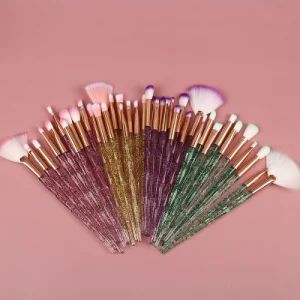 10 Crystal Handle Makeup Brush Sets Beginners Full Set of Makeup Brushing Eye Shadow Brushes Cross -Border Dedicated Beauty Tools - Guangzhou King Style Trading Co., Ltd. - China