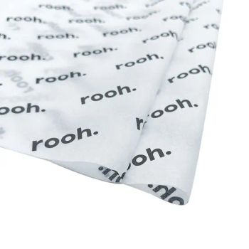 Custom Silk Screen Printing Wrapping Tissue Silk Paper for Clothing Packaging - Dongguan Mingfu Packaging Co., Ltd. - China