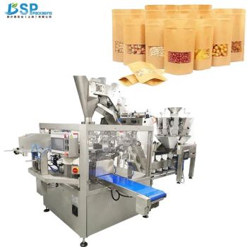 Automatic Premade Pouch Rotary Dry Food Form Fill Seal Wrapping Flow Packaging Packing Filling Sealing Machine - Shanghai Bsp Packaging Machinery Co., Ltd. - China