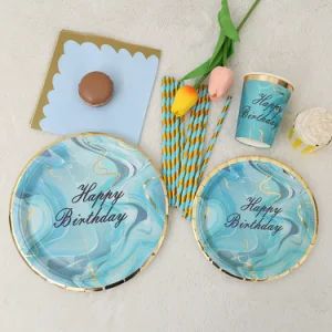 Hot Selling Disposable Printed Birthday Party Camping Tableware Set - Good Seller Co., Ltd. - China