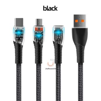 Juhuaxin Versatile Multi Design Knitted High Quality Durable Charging Cables for Mobile Phone, Smart Watch - Juhuaxin (Foshan) Technology Co., Ltd. - China