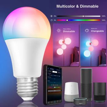 WiFi LED Bulbs RGB+Cw LED Lighting Smart Bulb Power 30W MOQ 100PCS OEM Support Trademark MB Origin China LED High-power IP Rating - Shenzhen Meibang Precision Technology Co., Ltd. - China