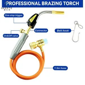 Best Price Welding Torch Outdoor Propane Mapp Flame Cutting Torch (WT-9) - Qingdao Geerte Refrigeration Parts Co., Ltd. - China