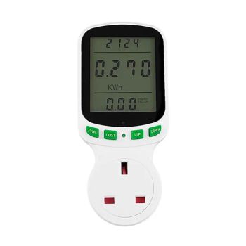 UK British Large Screen Single Rate Power Metering Socket Power Monitoring Instrument Charging Socket Meter - Ningbo Refiner Imp. & Exp. Co., Ltd. - China