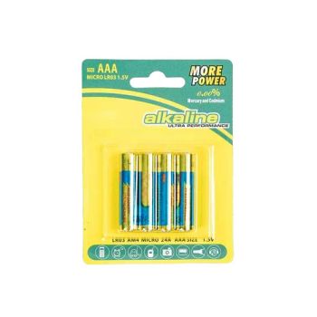 Popular High Capacity 1 5V Blister 8 AA AAA Size Lr06 No 5 Lr03 No 7 Alkaline Dry Button Cell Battery for Radio - NANJING RUIZHI INDUSTRIES LTD - China