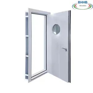 Steel Soundproof Fireproof Door Produced in China Protective Doors Steel Door Sliding Door Aluminium Doors Sound Insulation Doors Metal Door - Nanjing Bohong Environmental Protection Technology Co., Ltd. - China