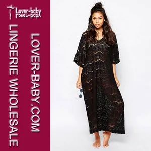 Woman Casual Maxi Dress Beach Dresses (L51283-1) Long Long Color Black Colour Black Style Casual Origin China Season - QUANZHOU TIANYI CLOTHING CO., LTD. - China