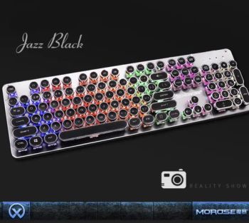 Wired Mechanic Alloyed Aluminum Panel E-Sports Gaming Keyboards with Dazzle Colorful Backlit Lighting - Dongguan Sanqi Electronic Technology Co., Ltd. - China