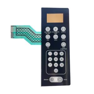 Microwave Oven Anti-Static Membrane Switch Customized Keypad Origin China Material PET Brand Flexkys HS Code 8538900000 Certification RoHS - Flexkys Elec Tech Co. - China