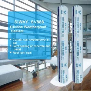High Quality Whetherproof for Glass Curtain Walls Sealing OEM Yes Origin China Type Sealant Sausage 590ml Model NO. 888 Trademark - Shanghai Sunway Curtain Material Co., Ltd. - China