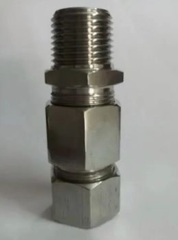 Stainless Steel Double Compression Cable Gland for Armoured Cables (M16, IP54, Metric, Flameproof) - Iqba Traders - India