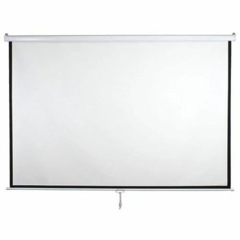 Wall Mount White Commercial Projection Screens Color White Thickness 3 mm Screen Size 60 Shape Rectangular Mount Type Wall - Liptuz Technologies - India