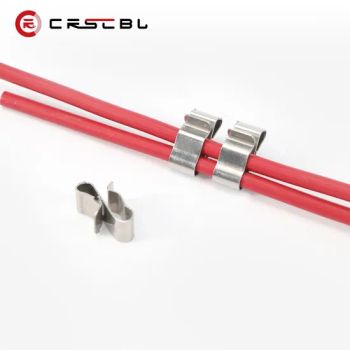 Photovoltaic Clamp 304 Stainless Steel PV Wire Clips Solar Cable Clip for Solar Mounting System Tin Roof Customizable with Cable Fixing - Qingdao Cyrus Cable Technology Co., Ltd. - China