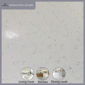 White Snowflake Quartz Plate/Quartz for Kitchen Counter Top/Modern Design Quartz Stone - Foshan Well Supply Chain Management Co.,Ltd. - China