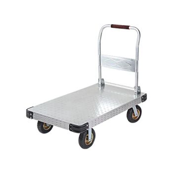 Factory Price Anti-Collision Hand Truck Handtruck Warehouse High Capacity Steel Frame Trolley - Century Langyi Caster and Trolley Mfg Co., Ltd - China