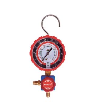 Single Manifold Pressure Gauge Set R410A R32 Refrigerant Gas Pressure Gauge 100% Tested - Qingdao Geerte Refrigeration Parts Co., Ltd. - China