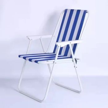 Outdoor Furniture Portable Camping Beach Chair for Patio Steel Frame Textile Polyester Fabric - Seabang (Xiamen) Outdoor Products Co., Ltd. - China