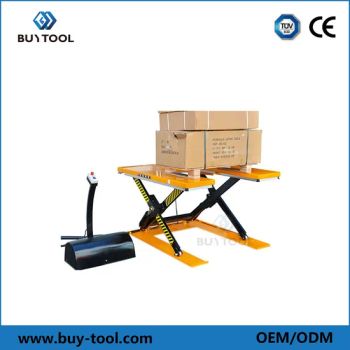 E-Shaped Ultra-Low Popular Workshop Lifting Equipment He Electric Pallet Scissor Lift Table - Wuxi Buytool Industrial Equipment Co., Ltd. - China