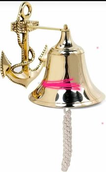 Hand Bell Golden Designer Door Bells, For Home Color Golden Tune Type Ring For Use In Home Materials Various Usage/Application - Noman Art - India