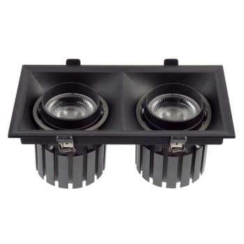 China Factory Cheap Price Aluminum Housing Two Moving Heads 12W Square LED Downlight - Shenzhen Special-Tech Co., Ltd - China