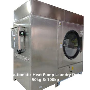 Commercial 50kg Fully Closed Environmentally Friendly Laundry Machine Vertical Type Full Automatic Touch Screen Industrial Heat Pump Clothes Dryer - Guangdong Diye Energy Equipment Co., Ltd. - China
