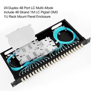 Fiber Enclosure Rack Mount Fiber Box LC-Upc Fits 19" Racks Cabinet - Ningbo Exactfiber Technology Co., Ltd. - China