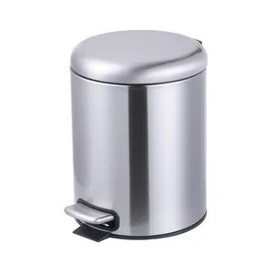 Home Trash Can Kitchen Household Metal Dustbin Stainless Steel Pedal Dust Bin - Foshan Rui Shengyuan Building Material Co., Ltd. - China