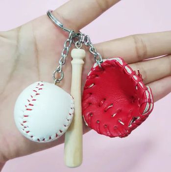 Custom Logo Baseball Keychains Bags Pendants Baseball Gifts Baseball Hanging Accessories - Jinjiang Saychum Gift Company - China