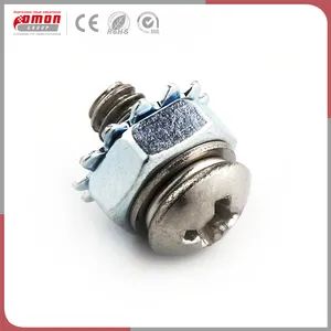 Customized Design Insert Metal Nut Hardware Joint Fittings MOQ 100 Custom Accept Connection Nut Head Type Round Design Customized - Omon Group Inc. - China