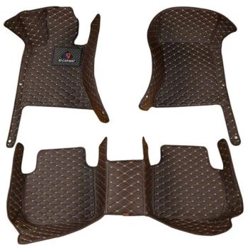 Custom Hand Sewing 5D/6D Car Floor Mats Wholesale Car Mats Car Accessories Full Set Use for Tesla - Cangzhou Shengguan Car Accessory Co., Ltd. - China
