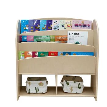 Wooden Kids Cabinet Storage Cabinets 2 Shelf Furniture Kids Toy Storage Cabinet - Ningbo Tonglu Children Products Co., Ltd. - China