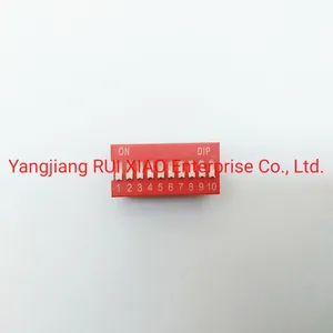 2.54mm Red /Blue Code Switch DIP 10p PCB Connector Housing Plastic Payment Terms: T/T HS Code 8541290000 Origin Make in China - Yangjiang RUI XIAO Enterprise Co., Ltd. - China