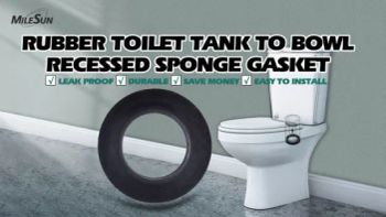Toilet Sponge Rubber Gasket Seal Sanitary Tank to Bowl Toilet Sealing Rings - Milesun Rubber & Plastic Technology Co., Ltd. - China