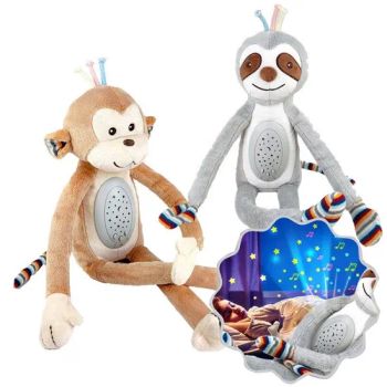 Night Light Projector Sleep Soothing Soft Plush Toys Stuffed Animal Toy - Sam Toys Industrial Co., Ltd. - China