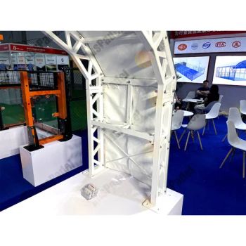 Outdoor Badminton Court Canopy Padel Court Roof Steel Truss Structure with PVDF PVC Tensile Membrane Structure - Qingdao Faither Sports Facilities Co., Ltd. - China