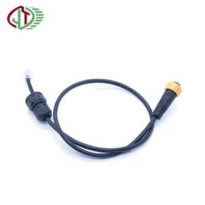 Customized M16 to RJ45 Waterproof 8 Pin Connector Male Female Pairing Plug for LED Light Signal Extension Cable Wire Harness - Shenzhen Jietian Electronic Technology Co., Ltd. - China
