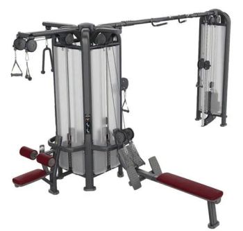 5 Station Steel Material Multi-Station Gym Equipment Pin Load Selection Machine - Free Market Co.,ltd - China