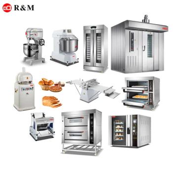Bakery Tools and Equipment Used for in Baking a Cake with Names Making Dessert Bread Cupcakes Muffins Pandesal Cookies and Cooking Pizza Pastry Production Line - Guangzhou R&M Machinery Co., Ltd. - China