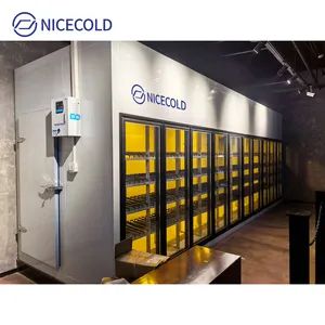 Commercial Glass Door Cold Room with Walk in Storage Space - Henan Nicecold Refrigeration Equipment Co., Ltd. - China