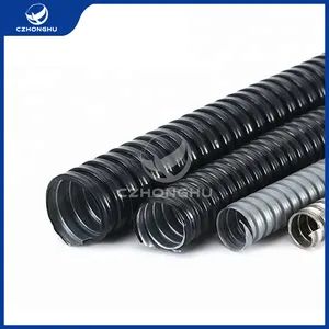 Czhonghu Flexible Corrugated PVC Conduit China Distributor PVC Coated Flexible Stainless Steel Corrugated Conduits for Cable Protection - Cangzhou Honghu Electrical Manufacturing Co., Ltd. - China