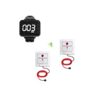 Caregiver Pager Alarm Emergency Alerts for Elderly Patient Seniors Disabled Kids Sos Call Button Medical Alert System Nurse Calling System - Quanzhou Koqi Electronic Co., Ltd. - China