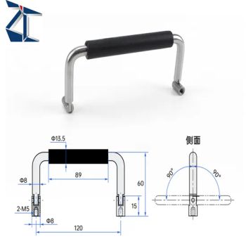 Zc Stainless Steel Black Foldable Overmolded Handle Hardware Accessory Other Fasteners - Dongguan Zhengchen Hardware Co., Ltd. - China