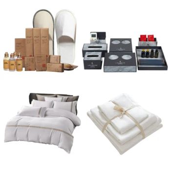 4 5 Star Hotel Guest Room Supplies Furniture Bedroom Set Including Toothbrush Slippers Hair Dryers Tray Pillow Housekeeping Hotel  - Angie Hangers Co., Ltd - China