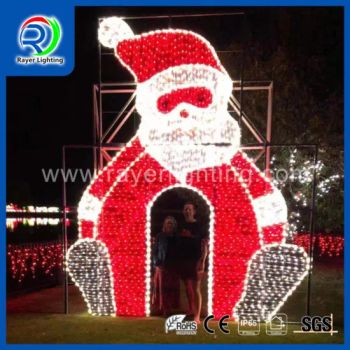 LED Outdoor Decoration Large Neon Lights LED Holiday Decoration Santa Light - Lankao Rayer Lighting Product Co., Ltd. - China