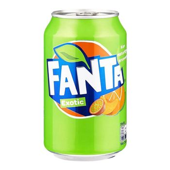 Imported Fanta Exotic 330ml Can Premium Fruit Flavoured Soft Drink Carbonated Beverage Original Taste Ideal For Party Events Shop Sale And Retail Distribution Use from wood traders Imported Fanta Exotic 330ml Can Premium Fruit Flavoured Soft Drink Carbonated Beverage Original Taste Ideal For Party Events Shop Sale And Retail Distribution Use - wood traders - Poland