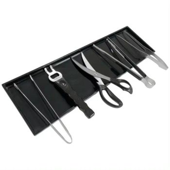 Promotional Korean Commercial BBQ Tool Family Outdoor BBQ Tool Set BBQ Clip Crowbar Scissors - GOOD SELLER CO., LTD. - China